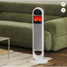 한경희생활과학 리모컨형 벽난로 불멍 그래핀 PTC 온풍기