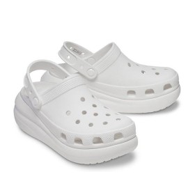 [CROCS] 크록스 클래식 크러쉬 클로그 화이트 207521-100 키높이 여성샌들